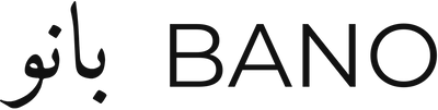 BANO by Hya brand logos in Urdu and English